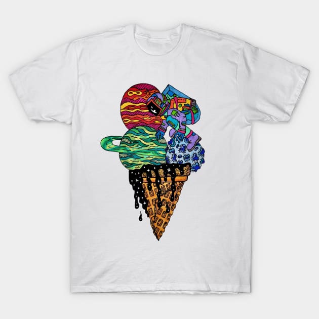 Space Cone T-Shirt by Art by Rory 